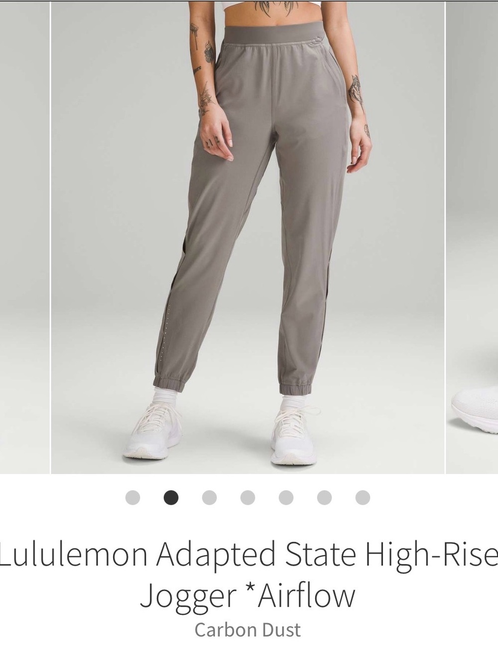 lululemon athletica Adapted State High-Rise Jogger in Carbon Dust (Gray)